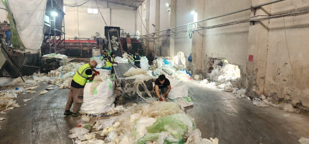 Film scrap sorting line